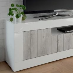 LC Spa TV-Lowboard Urbino - Hochglanz Weiß - Hellgrau / Weiß 11 LC Spa TV-Lowboard Urbino - Hochglanz Weiß - Hellgrau / Weiß -WOHNZIMMERMÖBEL Verkäufe 1000178444 201029 08593700655 DETAILS P000000001000178444