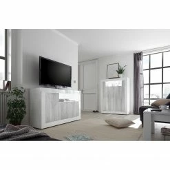 LC Spa Highboard Urbino - Hellgrau / Weiß -WOHNZIMMERMÖBEL Verkäufe 1000178449 201029 09023100703 MOOD DETAILS P000000001000178449 mood