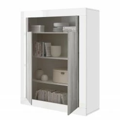 LC Spa Highboard Urbino - Hellgrau / Weiß -WOHNZIMMERMÖBEL Verkäufe 1000178449 201029 09023500704 DETAILS P000000001000178449