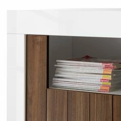 LC Spa Kommode Urbino - Nussbaum Dekor / Weiß -WOHNZIMMERMÖBEL Verkäufe 1000178451 201029 09035300726 DETAILS P000000001000178451