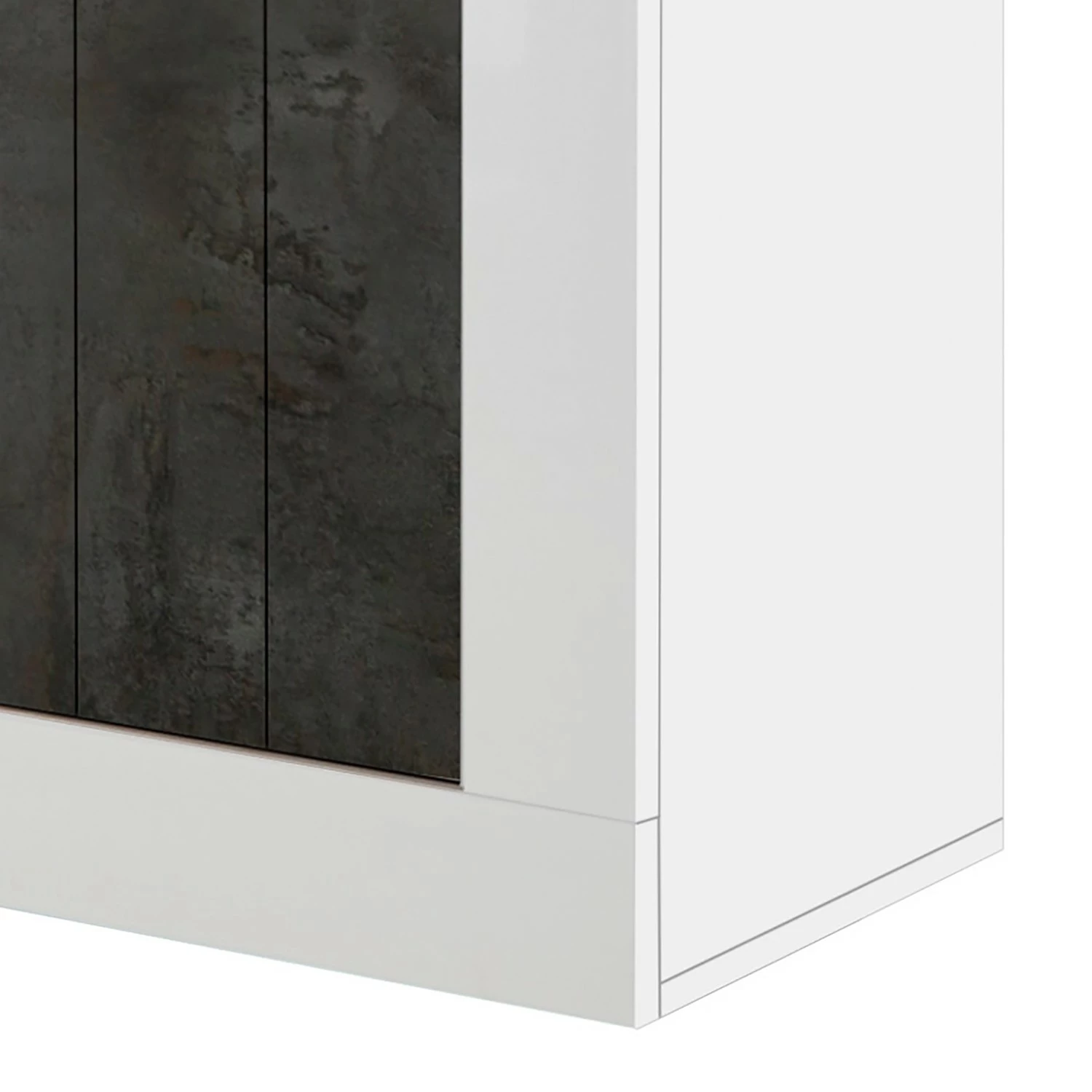 LC Spa Highboard Urbino - Dunkelgrau / Weiß 4 LC Spa Highboard Urbino - Dunkelgrau / Weiß – Bild 4