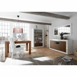 LC Spa Regal Urbino - Nussbaum Dekor / Weiß -WOHNZIMMERMÖBEL Verkäufe 1000178454 201029 09051200747 MOOD DETAILS P000000001000178454 mood