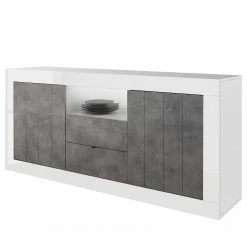 LC Spa Sideboard Urbino I - Beton Dekor / Weiß