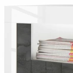 LC Spa Kommode Urbino - Dunkelgrau / Weiß -WOHNZIMMERMÖBEL Verkäufe 1000178466 201029 09110600844 DETAILS P000000001000178466