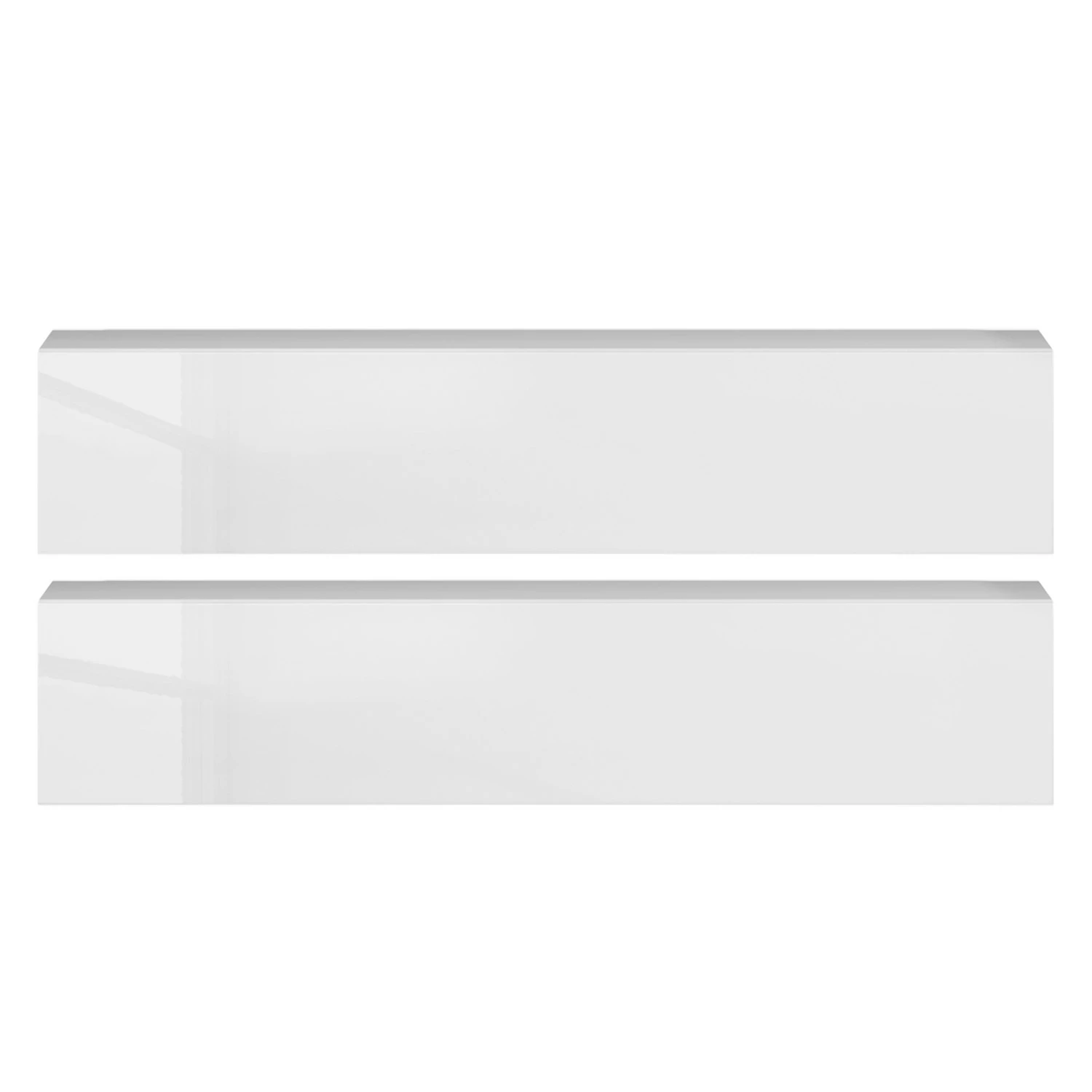 LC Spa Wohnwand Infinity III (7-teilig) - Weiß / Nussbaum dunkel Dekor 3 LC Spa Wohnwand Infinity III (7-teilig) - Weiß / Nussbaum dunkel Dekor – Bild 3