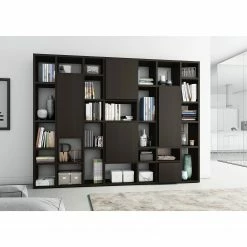 Loftscape Bücherregal Emporior V - Eiche Schwarzbraun Dekor