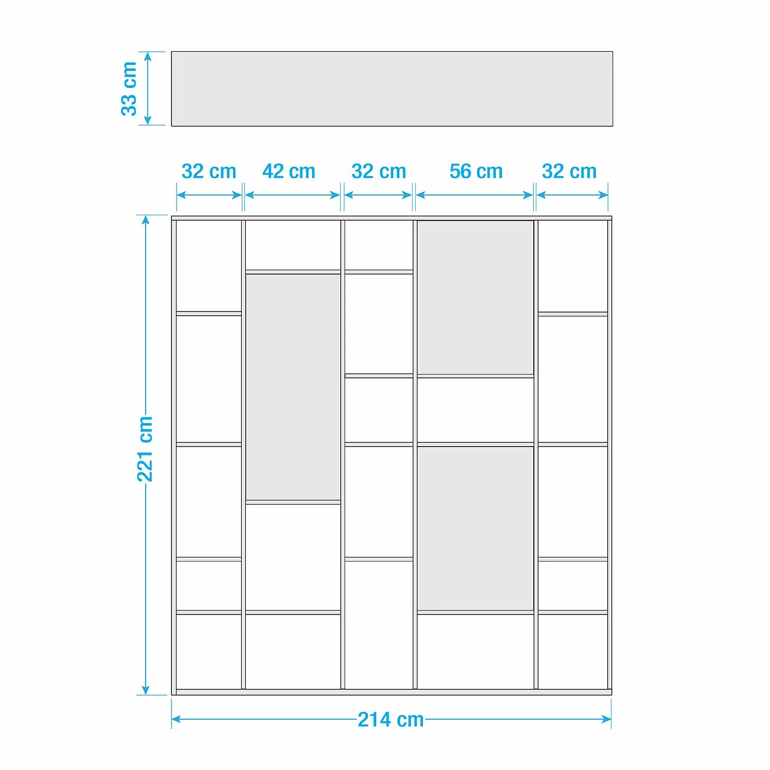 Loftscape Bücherregal Emporior III - Eiche Schwarzbraun Dekor 3 Loftscape Bücherregal Emporior III - Eiche Schwarzbraun Dekor – Bild 3