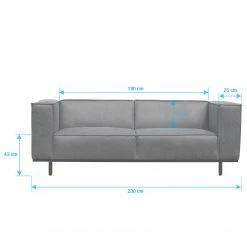 Ars manufacti Sofa Kups I (3-Sitzer) - Samt - Mischgewebe Esha: Cognac -WOHNZIMMERMÖBEL Verkäufe 1000179100 200727 09300900002 SKETCH DETAILS P000000001000179100 sketch