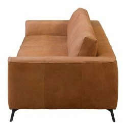 Jack & Alice Sofa Sanchez I (3-Sitzer) - Echtleder Kena: Cognac -WOHNZIMMERMÖBEL Verkäufe 1000179227 190813 17574600027 DETAILS P000000001000179227