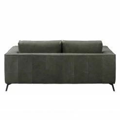 Jack & Alice Sofa Sanchez I (2-Sitzer) - Samt - Echtleder Kena: Anthrazit -WOHNZIMMERMÖBEL Verkäufe 1000179244 190813 17580000223 DETAILS P000000001000179244