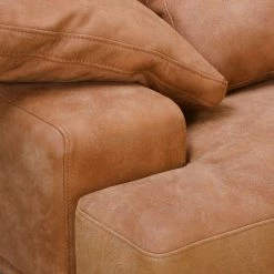Ars manufacti Sofa Lurrip I (3-Sitzer) - Echtleder - Cognac -WOHNZIMMERMÖBEL Verkäufe 1000179295 190813 17582900676 DETAILS P000000001000179295