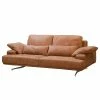 Ars manufacti Sofa Lurrip I (2-Sitzer) - Echtleder - Cognac