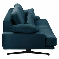 Fredriks Sofa Lurrip II (3-Sitzer) - Webstoff - Samt Onoli: Marineblau -WOHNZIMMERMÖBEL Verkäufe 1000179314 190813 17584000859 DETAILS P000000001000179314