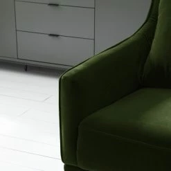 Studio Copenhagen Sofa Pouch (3-Sitzer) - Samt - Dunkelgrün -WOHNZIMMERMÖBEL Verkäufe 1000179414 200320 15313100003 DETAILS P000000001000179414