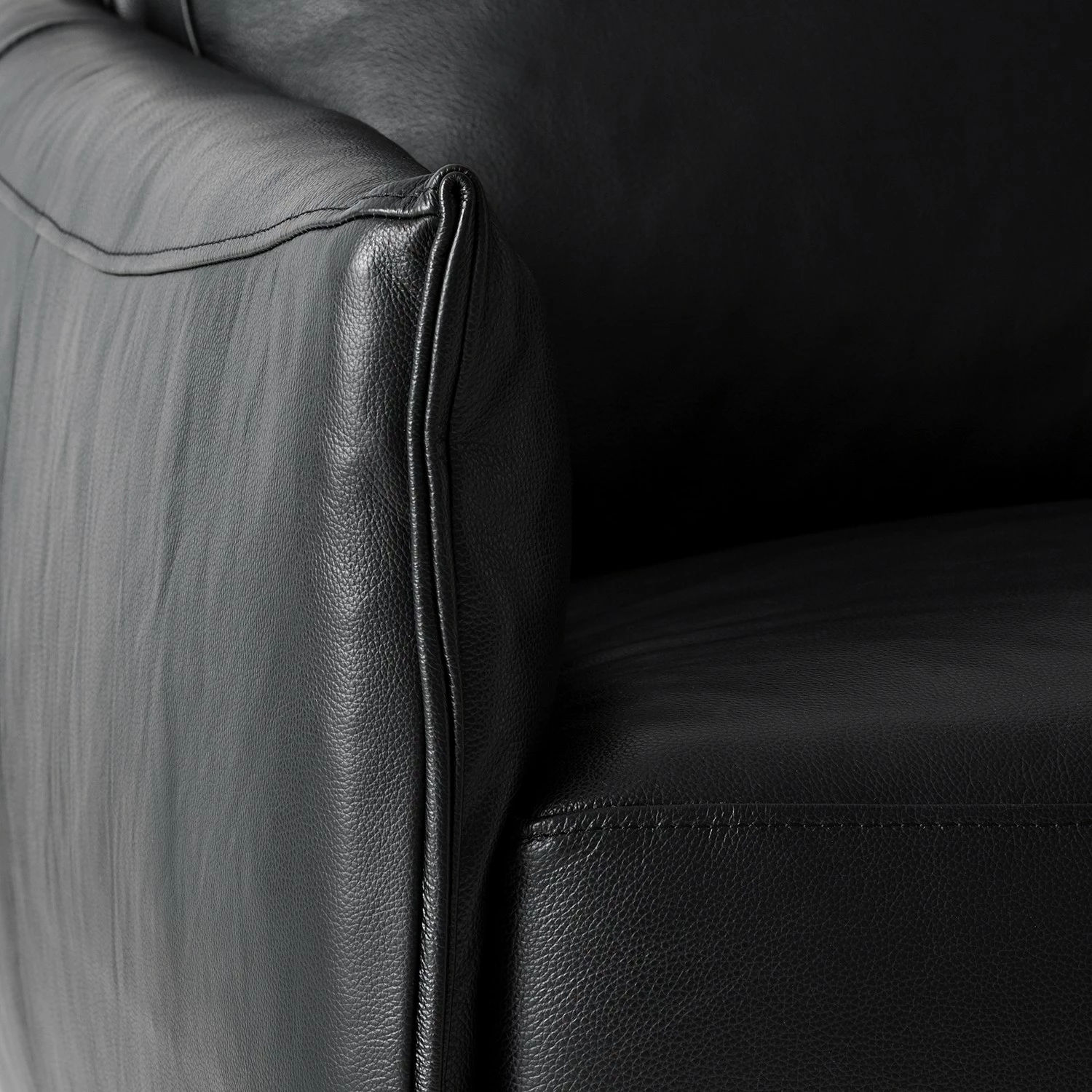 Studio Copenhagen Sofa Harlev (2-Sitzer) - Echtleder - Schwarz 16 Studio Copenhagen Sofa Harlev (2-Sitzer) - Echtleder - Schwarz – Bild 16