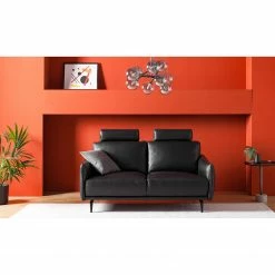 Studio Copenhagen Sofa Harlev (2-Sitzer) - Echtleder - Schwarz 21 Studio Copenhagen Sofa Harlev (2-Sitzer) - Echtleder - Schwarz -WOHNZIMMERMÖBEL Verkäufe 1000179417 200421 11333800005 MOOD DETAILS P000000001000179417 mood