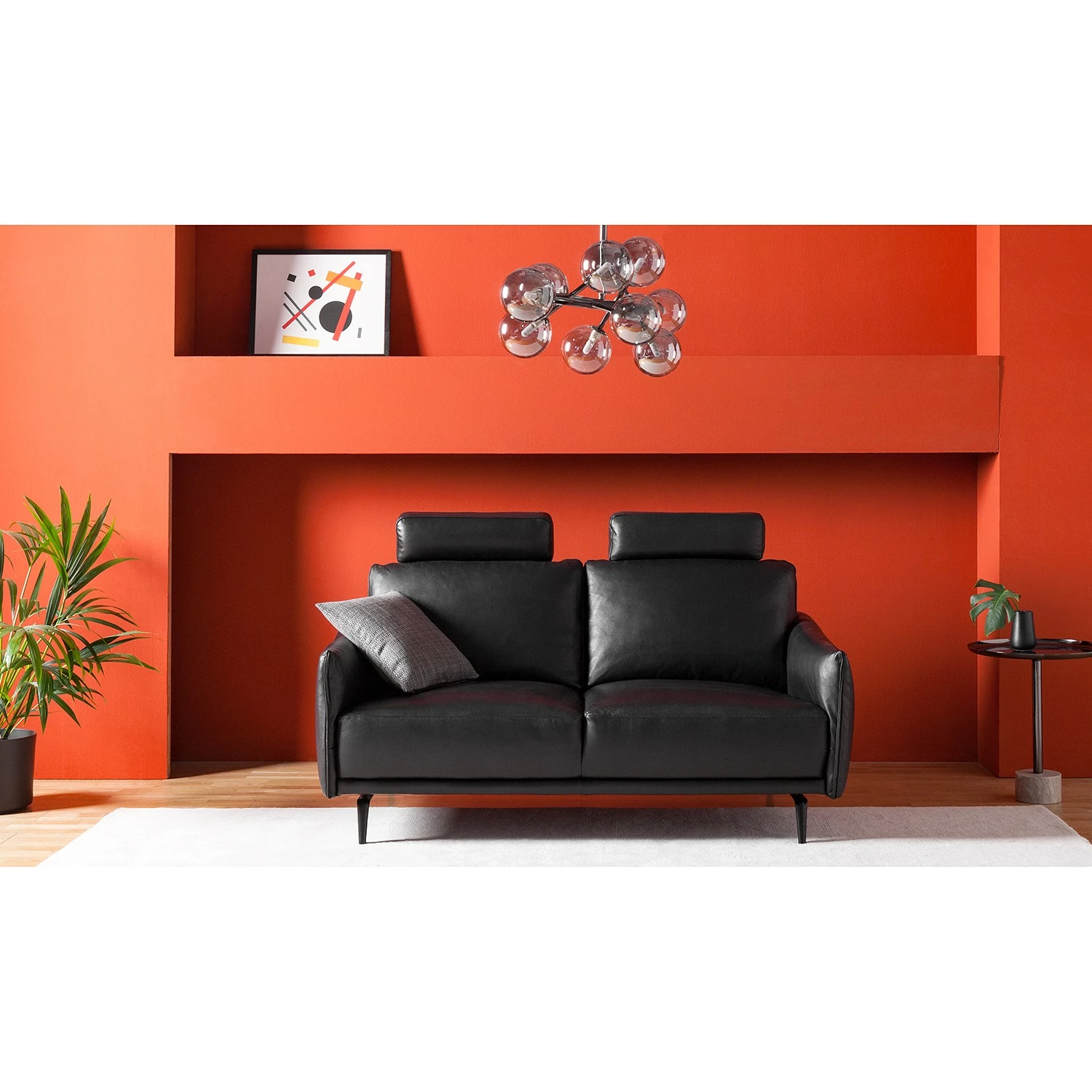 Studio Copenhagen Sofa Harlev (2-Sitzer) - Echtleder - Schwarz 3 Studio Copenhagen Sofa Harlev (2-Sitzer) - Echtleder - Schwarz – Bild 3