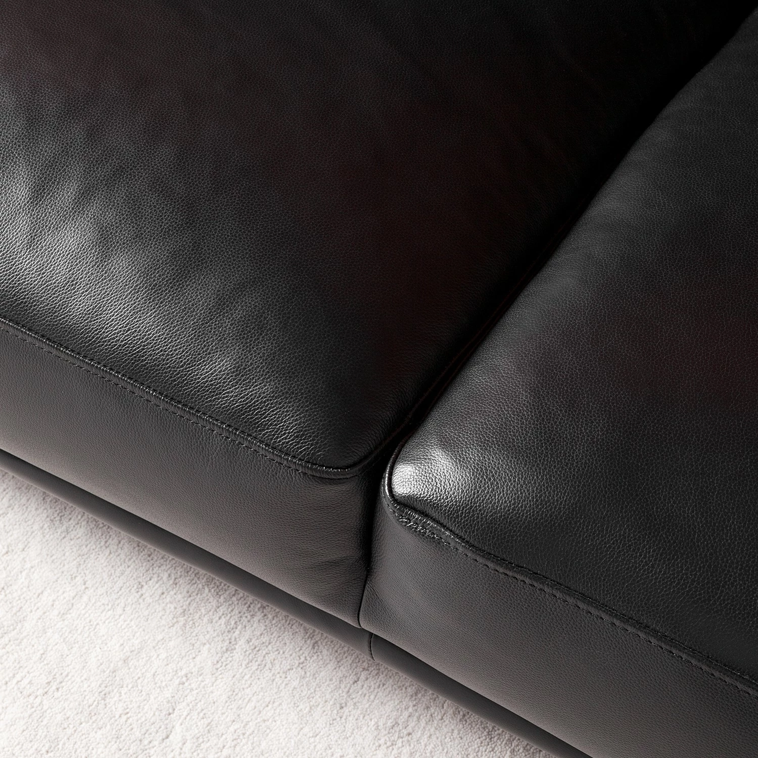 Studio Copenhagen Sofa Harlev (2-Sitzer) - Echtleder - Schwarz 10 Studio Copenhagen Sofa Harlev (2-Sitzer) - Echtleder - Schwarz – Bild 10