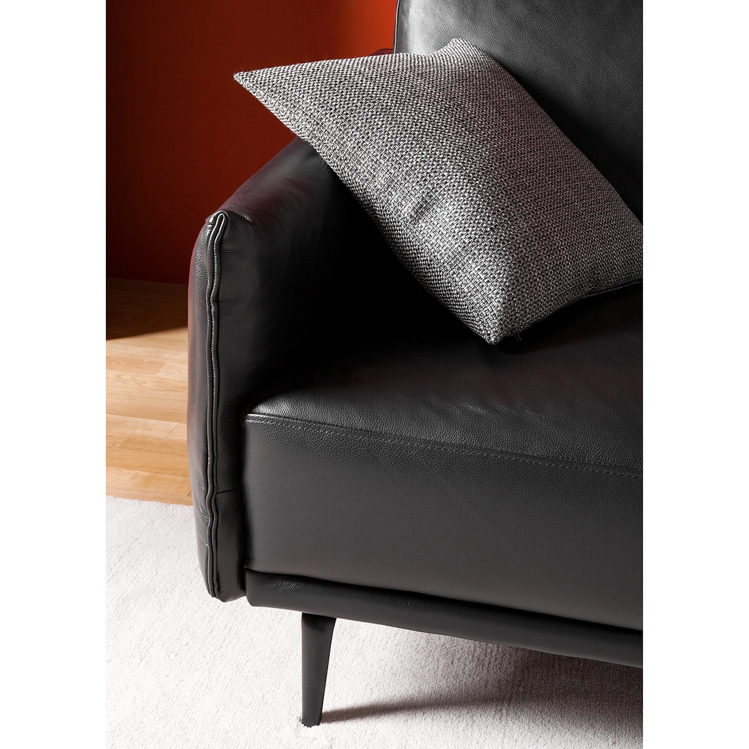 Studio Copenhagen Sofa Harlev (2-Sitzer) - Echtleder - Schwarz 11 Studio Copenhagen Sofa Harlev (2-Sitzer) - Echtleder - Schwarz – Bild 11