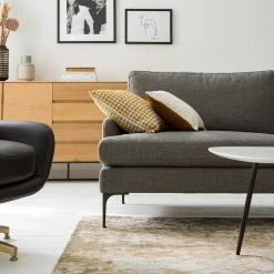 Studio Copenhagen Sofa Peritz (3-Sitzer) - Webstoff - Grau / Beige -WOHNZIMMERMÖBEL Verkäufe 1000179418 200324 14461800002 DETAILS P000000001000179418