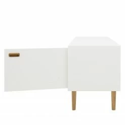 Tenzo Lowboard Svea I - Weiß / Eiche Dekor -WOHNZIMMERMÖBEL Verkäufe 1000179427 190724 06293400215 DETAILS P000000001000179427