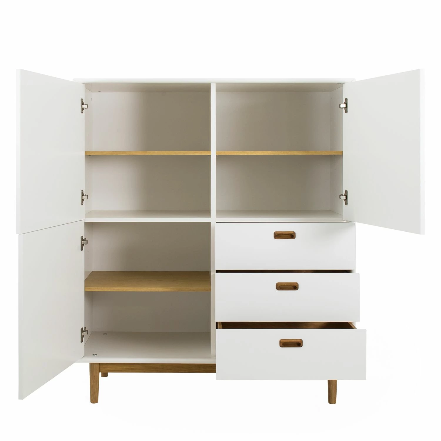 Tenzo Highboard Svea - Weiß / Eiche Dekor 7 Tenzo Highboard Svea - Weiß / Eiche Dekor – Bild 7