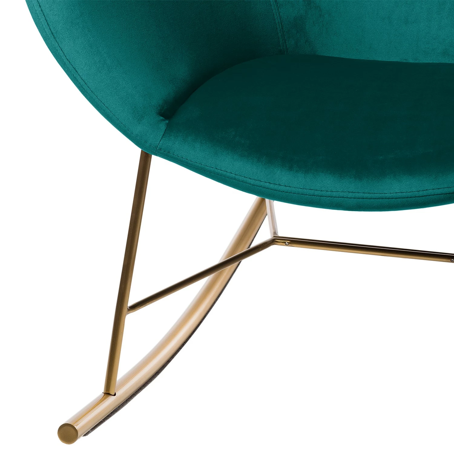 Jack & Alice Sessel Cabuya - Samt - Petrol 11 Jack & Alice Sessel Cabuya - Samt - Petrol – Bild 11