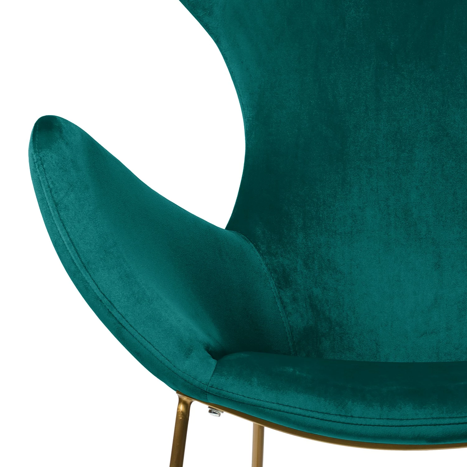 Jack & Alice Sessel Cabuya - Samt - Petrol 12 Jack & Alice Sessel Cabuya - Samt - Petrol – Bild 12