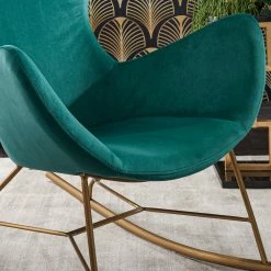 Jack & Alice Sessel Cabuya - Samt - Petrol 42 Jack & Alice Sessel Cabuya - Samt - Petrol -WOHNZIMMERMÖBEL Verkäufe 1000179440 200406 14490200006 DETAILS P000000001000179440