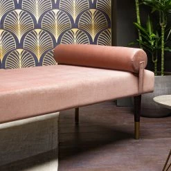 Jack & Alice Recamiere Bellbird - Samt - Mauve -WOHNZIMMERMÖBEL Verkäufe 1000179442 200417 17493400011 DETAILS P000000001000179442