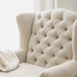 Maison Belfort Sessel Noda - Webstoff - Creme -WOHNZIMMERMÖBEL Verkäufe 1000179520 200617 12144100003 DETAILS P000000001000179520