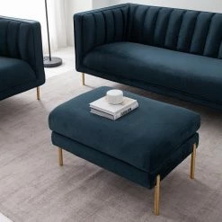 Jack & Alice Hocker Borlo - Marineblau -WOHNZIMMERMÖBEL Verkäufe 1000180138 201030 05550100009 MOOD DETAILS P000000001000180138 mood