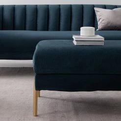 Jack & Alice Hocker Borlo - Marineblau -WOHNZIMMERMÖBEL Verkäufe 1000180138 201030 05550900013 DETAILS P000000001000180138