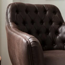 Ars manufacti Sessel Jundiai - Kunstleder - Dunkelbraun -WOHNZIMMERMÖBEL Verkäufe 1000180881 200723 13375300022 DETAILS P000000001000180881