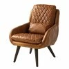 Ars manufacti Sessel Belrose II - Echtleder - Cognac