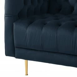 Jack & Alice Sofa Reynella II (3-sitzer) - Samt - Marineblau 24 Jack & Alice Sofa Reynella II (3-sitzer) - Samt - Marineblau -WOHNZIMMERMÖBEL Verkäufe 1000180888 201021 14381700025 DETAILS P000000001000180888