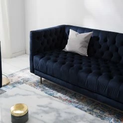 Jack & Alice Sofa Reynella II (3-sitzer) - Samt - Marineblau 27 Jack & Alice Sofa Reynella II (3-sitzer) - Samt - Marineblau -WOHNZIMMERMÖBEL Verkäufe 1000180888 210202 11335900018 DETAILS P000000001000180888