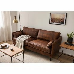 Ars manufacti Sofa Quesada (3-sitzer) - Echtleder - Braun -WOHNZIMMERMÖBEL Verkäufe 1000180893 200724 14201500002 MOOD DETAILS P000000001000180893 mood