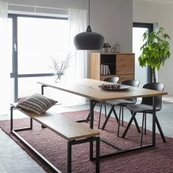 Red Living Highboard Frahan - Wildeiche / Schwarz -WOHNZIMMERMÖBEL Verkäufe 1000181277 190710 16192700035 MOOD DETAILS P000000001000181277 mood