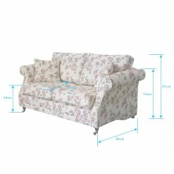 Maison Belfort Polstergarnitur Killara (3-2) - Samt - Cubanit -WOHNZIMMERMÖBEL Verkäufe 1000181378 190911 09325601266 SKETCH DETAILS P000000001000181378 sketch