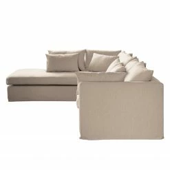 Maison Belfort Ecksofa Breves - Flachgewebe - Beige - Ottomane davorstehend links 15 Maison Belfort Ecksofa Breves - Flachgewebe - Beige - Ottomane davorstehend links -WOHNZIMMERMÖBEL Verkäufe 1000181404 190911 09330701632 DETAILS P000000001000181404