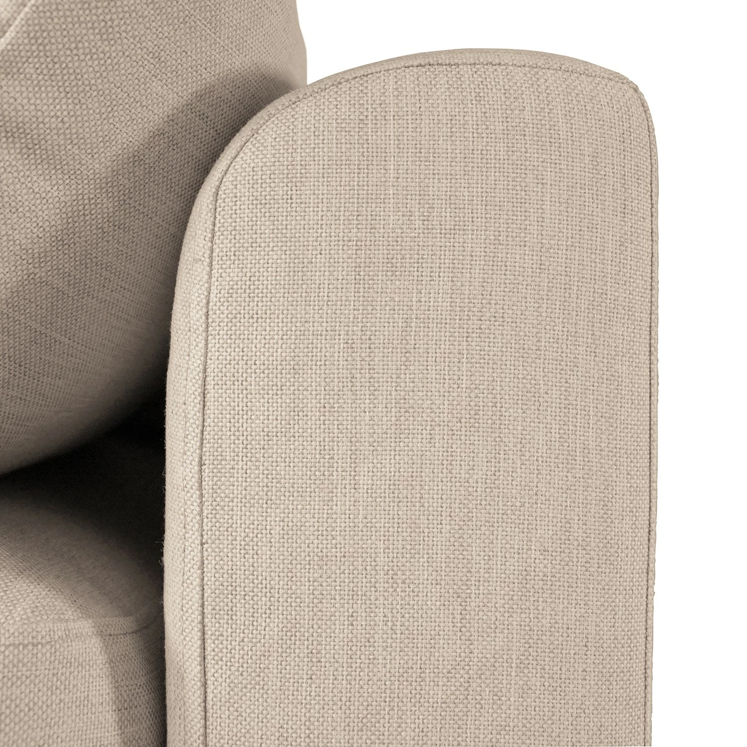 Maison Belfort Ecksofa Breves - Flachgewebe - Beige - Ottomane davorstehend links 8 Maison Belfort Ecksofa Breves - Flachgewebe - Beige - Ottomane davorstehend links – Bild 8