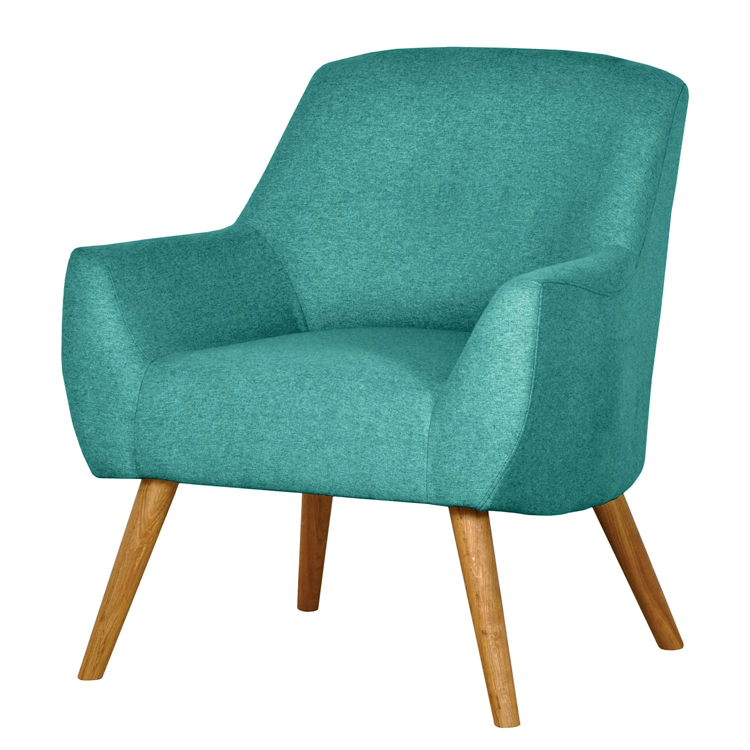 Mørteens Sessel Coolbie II - Webstoff - Türkis 1 Mørteens Sessel Coolbie II - Webstoff - Türkis