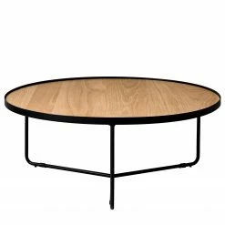 Fredriks Couchtisch Permet - Echtholzfurnier - Eiche / Schwarz - Durchmesser: 100 cm 14 Fredriks Couchtisch Permet - Echtholzfurnier - Eiche / Schwarz - Durchmesser: 100 cm -WOHNZIMMERMÖBEL Verkäufe 1000182058 210323 15234901720 DETAILS P000000001000182058