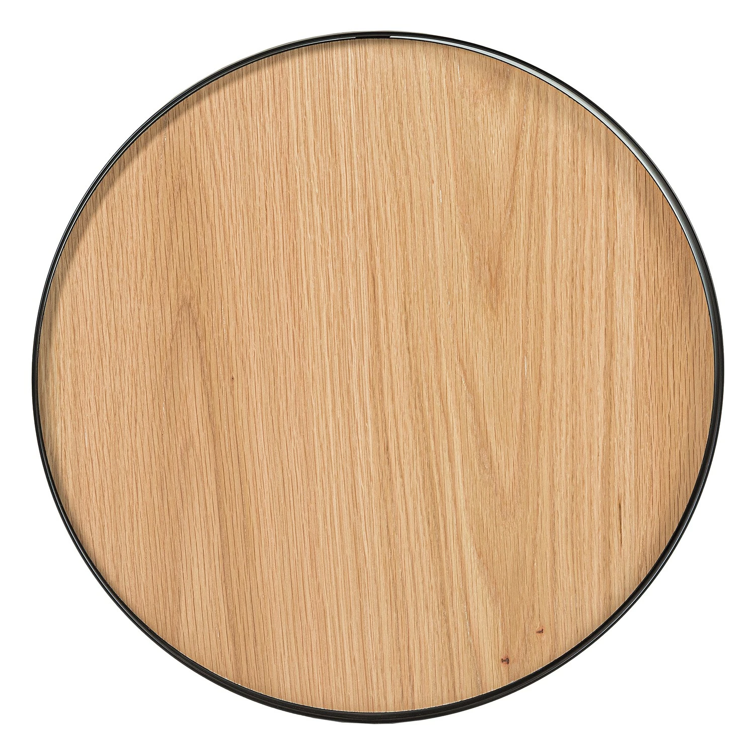 Fredriks Couchtisch Permet - Echtholzfurnier - Eiche / Schwarz - Durchmesser: 50 cm 7 Fredriks Couchtisch Permet - Echtholzfurnier - Eiche / Schwarz - Durchmesser: 50 cm – Bild 7