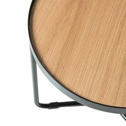 Fredriks Couchtisch Permet - Echtholzfurnier - Eiche / Schwarz - Durchmesser: 50 cm 22 Fredriks Couchtisch Permet - Echtholzfurnier - Eiche / Schwarz - Durchmesser: 50 cm -WOHNZIMMERMÖBEL Verkäufe 1000182059 200211 16020000018 DETAILS P000000001000182059