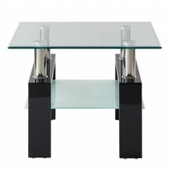 Mooved Couchtiisch Glassy - Hochglanz Schwarz -WOHNZIMMERMÖBEL Verkäufe 1000182066 200211 16020000032 DETAILS P000000001000182066