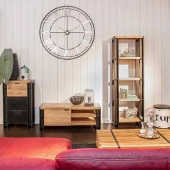 Red Living Kommode Galvan - Akazie massiv - Akazie / Schwarz 5 Red Living Kommode Galvan - Akazie massiv - Akazie / Schwarz -WOHNZIMMERMÖBEL Verkäufe 1000182215 190830 11040300053 MOOD DETAILS P000000001000182215 mood