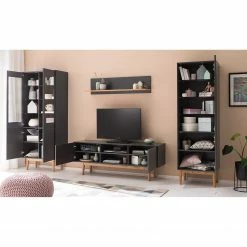 Mørteens Wohnwand Lindholm II (4-teilig) - Eiche teilmassiv - Grau 20 Mørteens Wohnwand Lindholm II (4-teilig) - Eiche teilmassiv - Grau -WOHNZIMMERMÖBEL Verkäufe 1000182335 200110 17351900034 MOOD DETAILS P000000001000182335 mood