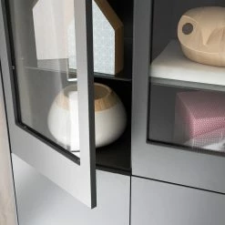 Mørteens Wohnwand Lindholm II (4-teilig) - Eiche teilmassiv - Grau 31 Mørteens Wohnwand Lindholm II (4-teilig) - Eiche teilmassiv - Grau -WOHNZIMMERMÖBEL Verkäufe 1000182335 200110 17352000038 DETAILS P000000001000182335